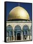 Dome of the Rock, Mosque of Omar, Temple Mount, Jerusalem, Israel, Middle East-Sylvain Grandadam-Framed Stretched Canvas