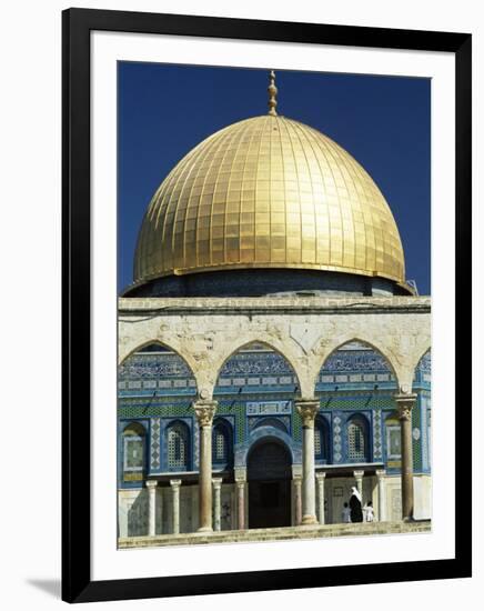 Dome of the Rock, Mosque of Omar, Temple Mount, Jerusalem, Israel, Middle East-Sylvain Grandadam-Framed Photographic Print