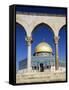 Dome of the Rock, Mosque of Omar, Temple Mount, Jerusalem, Israel, Middle East-Sylvain Grandadam-Framed Stretched Canvas