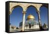 Dome of the Rock Mosque, Temple Mount, UNESCO World Heritage Site, Jerusalem, Israel, Middle East-Yadid Levy-Framed Stretched Canvas