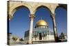Dome of the Rock Mosque, Temple Mount, UNESCO World Heritage Site, Jerusalem, Israel, Middle East-Yadid Levy-Stretched Canvas