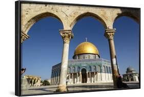 Dome of the Rock Mosque, Temple Mount, UNESCO World Heritage Site, Jerusalem, Israel, Middle East-Yadid Levy-Framed Photographic Print