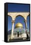 Dome of the Rock Mosque, Temple Mount, UNESCO World Heritage Site, Jerusalem, Israel, Middle East-Yadid Levy-Framed Stretched Canvas