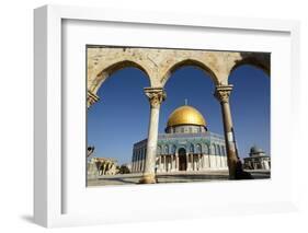 Dome of the Rock Mosque, Temple Mount, UNESCO World Heritage Site, Jerusalem, Israel, Middle East-Yadid Levy-Framed Photographic Print