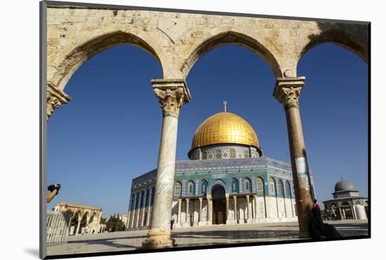 Dome of the Rock Mosque, Temple Mount, UNESCO World Heritage Site, Jerusalem, Israel, Middle East-Yadid Levy-Mounted Photographic Print