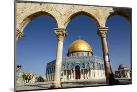 Dome of the Rock Mosque, Temple Mount, UNESCO World Heritage Site, Jerusalem, Israel, Middle East-Yadid Levy-Mounted Photographic Print