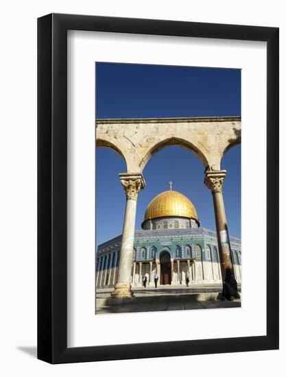 Dome of the Rock Mosque, Temple Mount, UNESCO World Heritage Site, Jerusalem, Israel, Middle East-Yadid Levy-Framed Photographic Print