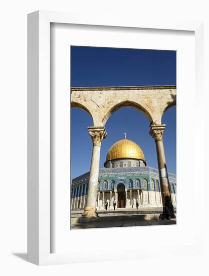 Dome of the Rock Mosque, Temple Mount, UNESCO World Heritage Site, Jerusalem, Israel, Middle East-Yadid Levy-Framed Photographic Print