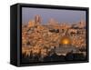 Dome of the Rock, Old City, Jeruslaem, Israel-Jon Arnold-Framed Stretched Canvas