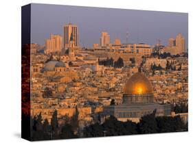 Dome of the Rock, Old City, Jeruslaem, Israel-Jon Arnold-Stretched Canvas