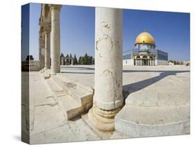 Dome of the Rock on Temple Mount-Jon Hicks-Stretched Canvas