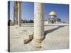 Dome of the Rock on Temple Mount-Jon Hicks-Stretched Canvas