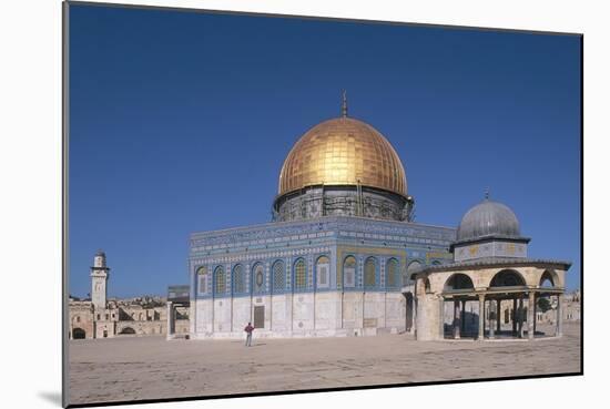 Dome of the Rock, or Masjid Al-Qubba-null-Mounted Giclee Print