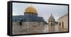 Dome of the Rock, Temple Mount (Haram esh-Sharif), Old City, Jerusalem, Israel-null-Framed Stretched Canvas