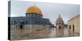 Dome of the Rock, Temple Mount (Haram esh-Sharif), Old City, Jerusalem, Israel-null-Stretched Canvas