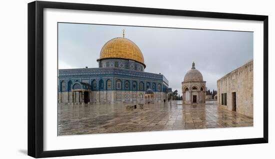 Dome of the Rock, Temple Mount (Haram esh-Sharif), Old City, Jerusalem, Israel-null-Framed Photographic Print