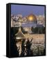 Dome of the Rock, Temple Mount, Jerusalem, Israel-Jon Arnold-Framed Stretched Canvas