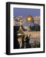 Dome of the Rock, Temple Mount, Jerusalem, Israel-Jon Arnold-Framed Photographic Print