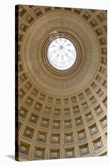 Dome of the Sala Rotonda in the Vatican Museum, Vatican City, Rome, Lazio, Italy-Stuart Black-Stretched Canvas