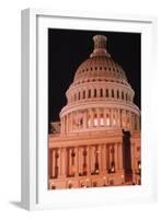 Dome of the U.S. Capitol Building-Sean Linehan-Framed Art Print