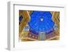 Dome of the Vittorio Emanuele Ii Gallery Decorated with Christmas Lights, Milan, Italy-Stefano Politi Markovina-Framed Photographic Print