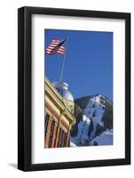 Dome on Elks Building in Aspen-Jon Hicks-Framed Photographic Print