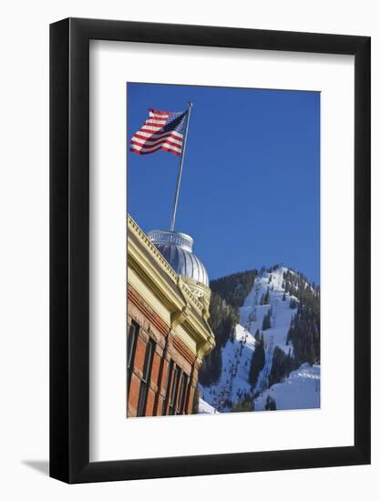 Dome on Elks Building in Aspen-Jon Hicks-Framed Photographic Print