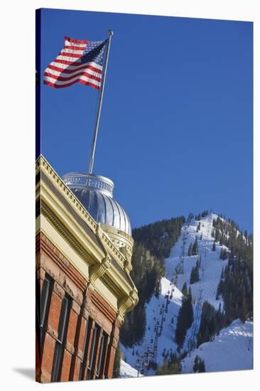 Dome on Elks Building in Aspen-Jon Hicks-Stretched Canvas