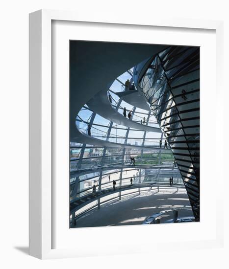 Dome Reichstag, Berlin Germany-null-Framed Art Print