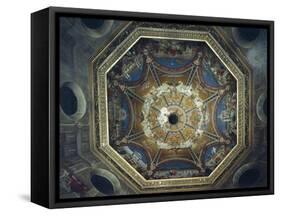 Dome with Frescoes-Cesare Maccari-Framed Stretched Canvas