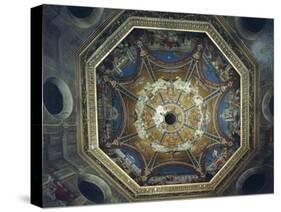 Dome with Frescoes-Cesare Maccari-Stretched Canvas