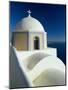 Domed Church and View out to Sea, Fira, Santorini, Greece-Lee Frost-Mounted Photographic Print