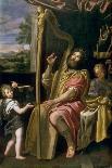 The Madonna of Loreto Appearing to St. John the Baptist, St. Eligius, and St. Anthony Abbot-Domenichino-Giclee Print