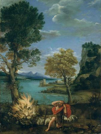 Landscape with Moses and the Burning Bush, 1610-16