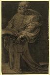'Study of an old Man's head with a beard', c1535-Domenico Beccafumi-Giclee Print