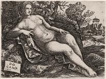 Venus Reclining in a Landscape, C. 1517-Domenico Campagnola-Giclee Print