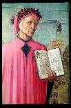 Dante Reading from the Divine Comedy, Detail of Dante Alighieri-Domenico di Michelino-Giclee Print