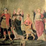 Dante and the Divine Comedy' (The Comedy Illuminating Florenc), 1464-1465-Domenico di Michelino-Giclee Print