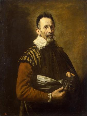 Portrait of an actor, 1620-1622
