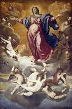 Assumption of Virgin-Domenico Fiasella-Giclee Print
