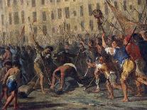 Piazza Del Mercato in Naples, Detail from the Revolt of Masaniello-Domenico Gargiulo-Giclee Print