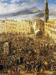 San Martino Monks in Naples Offering Thanks for Narrow Escape from 1656 Plague-Domenico Gargiulo-Giclee Print