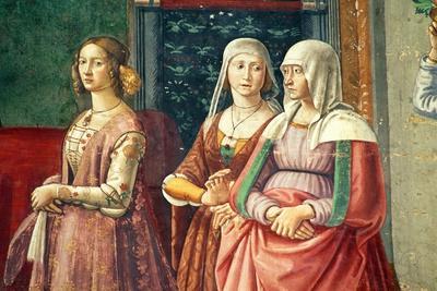 Florentine Ladies, from the Birth of St. John the Baptist (Detail)