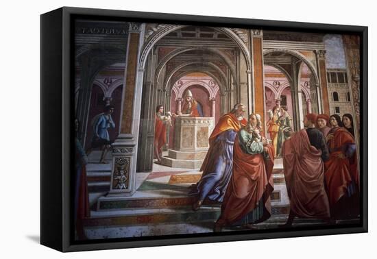 Domenico Ghirlandaio-Domenico Ghirlandaio-Framed Stretched Canvas