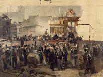 The Laying of the Cornerstone of the Galleria Victor Emmanuel II in Milan, March 7, 1865-Domenico Induno-Giclee Print