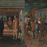 Bonacolsis' Expulsion, 1328-Domenico Morone-Giclee Print