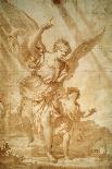 Guardian Angel, 17th Century-Domenico Piola-Stretched Canvas