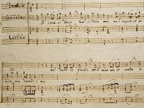 Music Sheet of Sonata No 1, Allegro Assai-Domenico Scarlatti-Giclee Print
