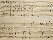 Music Sheet of Sonata No 10-Domenico Scarlatti-Stretched Canvas