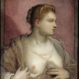 Lady Baring her Breast, 16th century-Domenico Tintoretto-Giclee Print